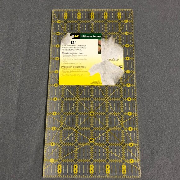 Omnigrid Quilter's Ruler 6"X12" 1988 Item 12 - Picture 2 of 7